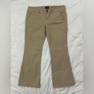 American Eagle Artist Stretch Khaki Pants Women’s 14 Bootcut Chino 30” Inseam